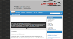 Desktop Screenshot of kfzgawronski.de